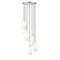 Z-Lite Farrell 7 Light Chandelier, 18in. W x 13.75in. H, Brushed Nickel 3043P7-7R-BN - alternate 5